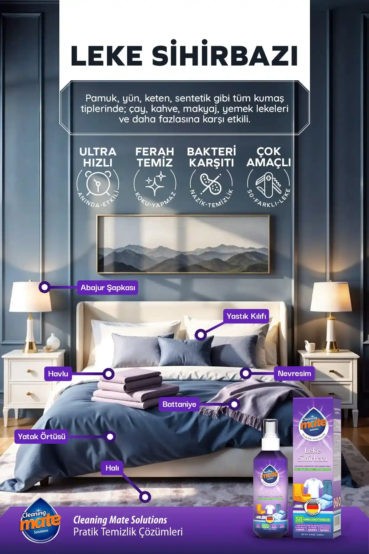 Leke Sihirbazları: Ev Temizliğinde Pratik ve Ekonomik Çözüm Sunan Ürünler