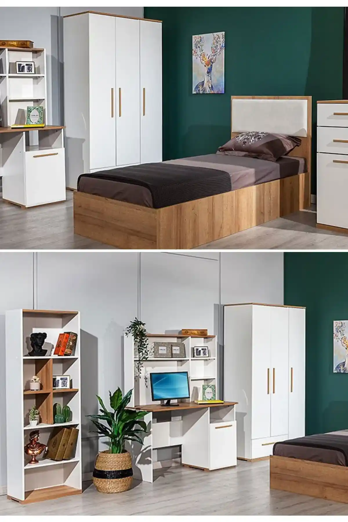 Modaleife Eva Genç Odası: Fonksiyonellik ve Estetiğin Modern Buluşması