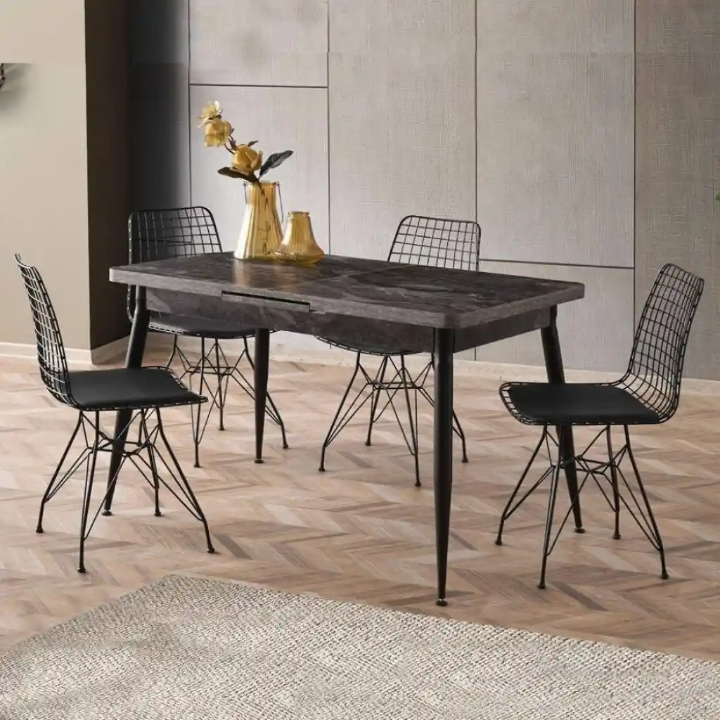 Modern ve Dayanıklı Tel Mutfak Sandalyeleri ile İç Mekanlara Şıklık Katın