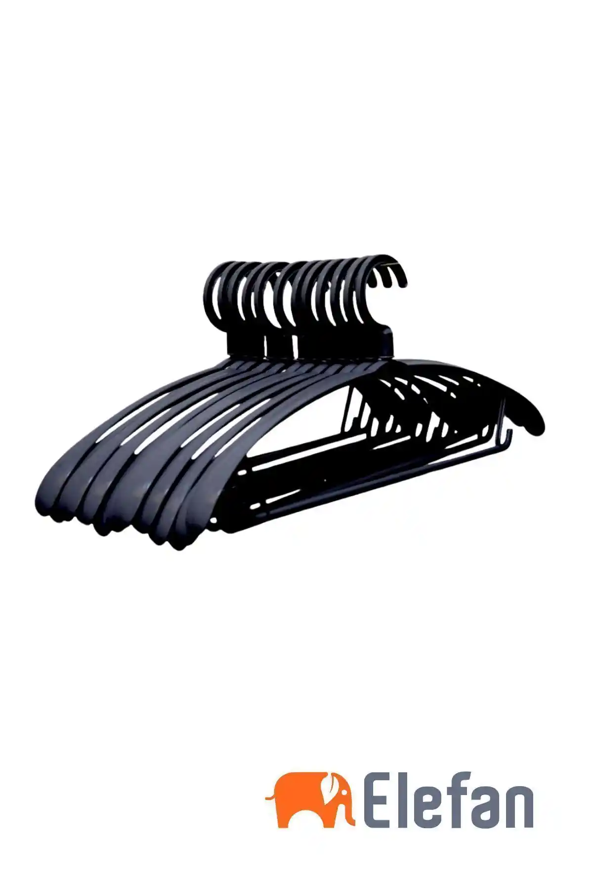 Siyah Plastik Elbise Askıları: Moda ve Perakende Sektöründe Pratik Kullanım Çözümü