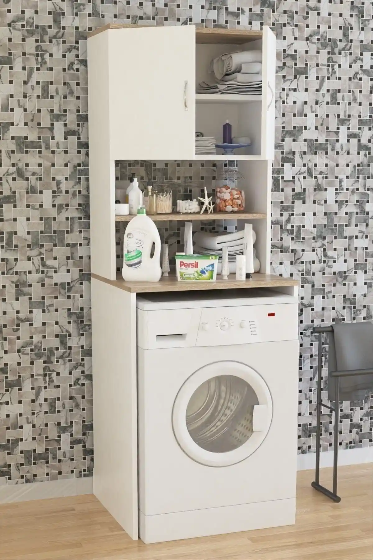 Aeka Ae-2042 ve Kenzlife Sinem Çamaşır Makinesi Dolapları Karşılaştırması