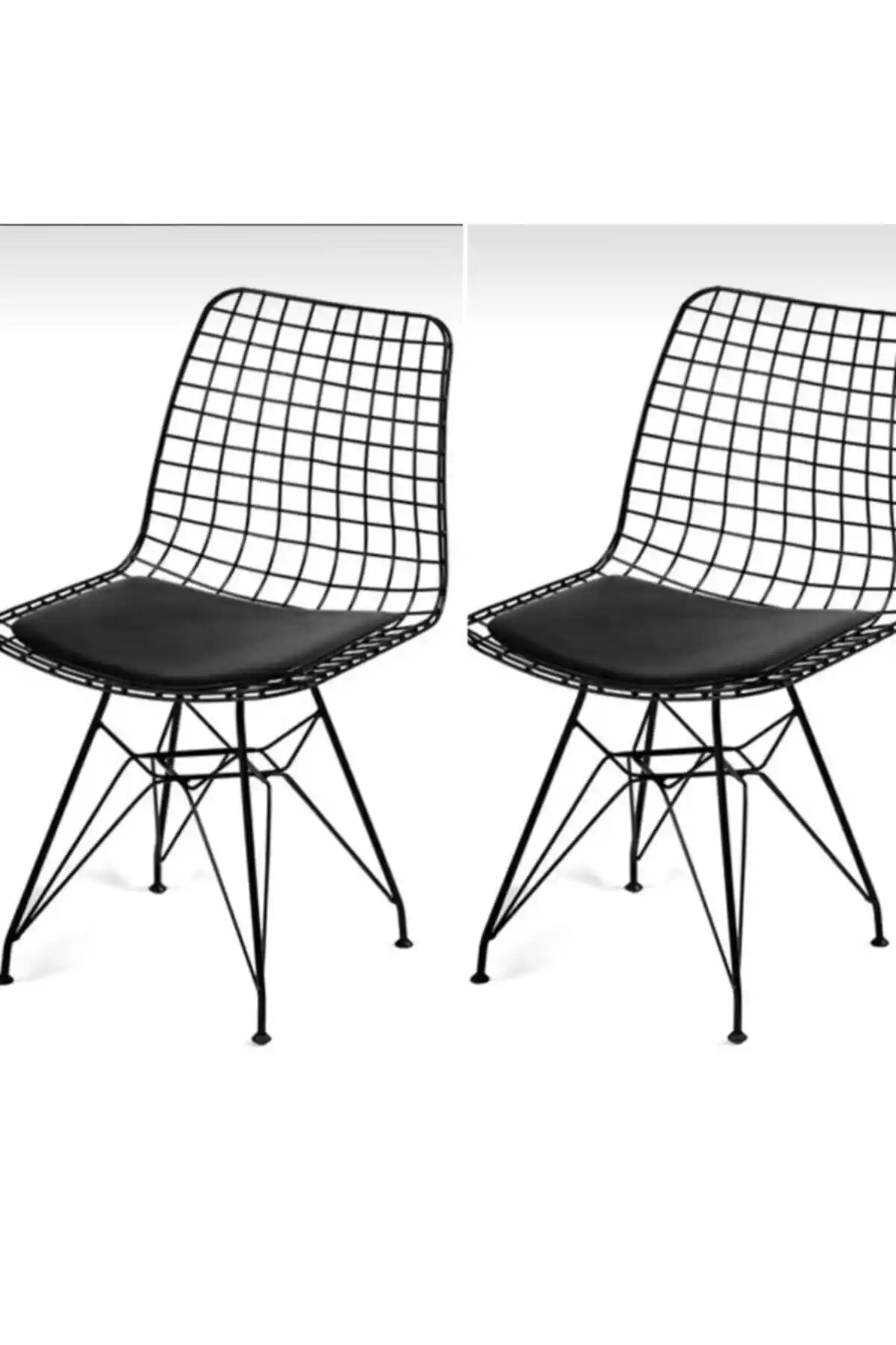 Akdeniz Tel Mutfak Sandalyesi ve Ressa Home Koket Siyah Tel Sandalye Karşılaştırması