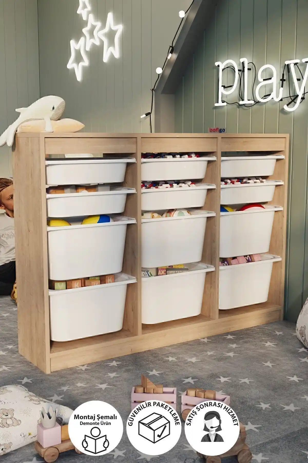 Bofigo 12 Sepetli Dolap ve Pratico 132 cm Swiss 9 Gri Sepetli Dolap Karşılaştırması