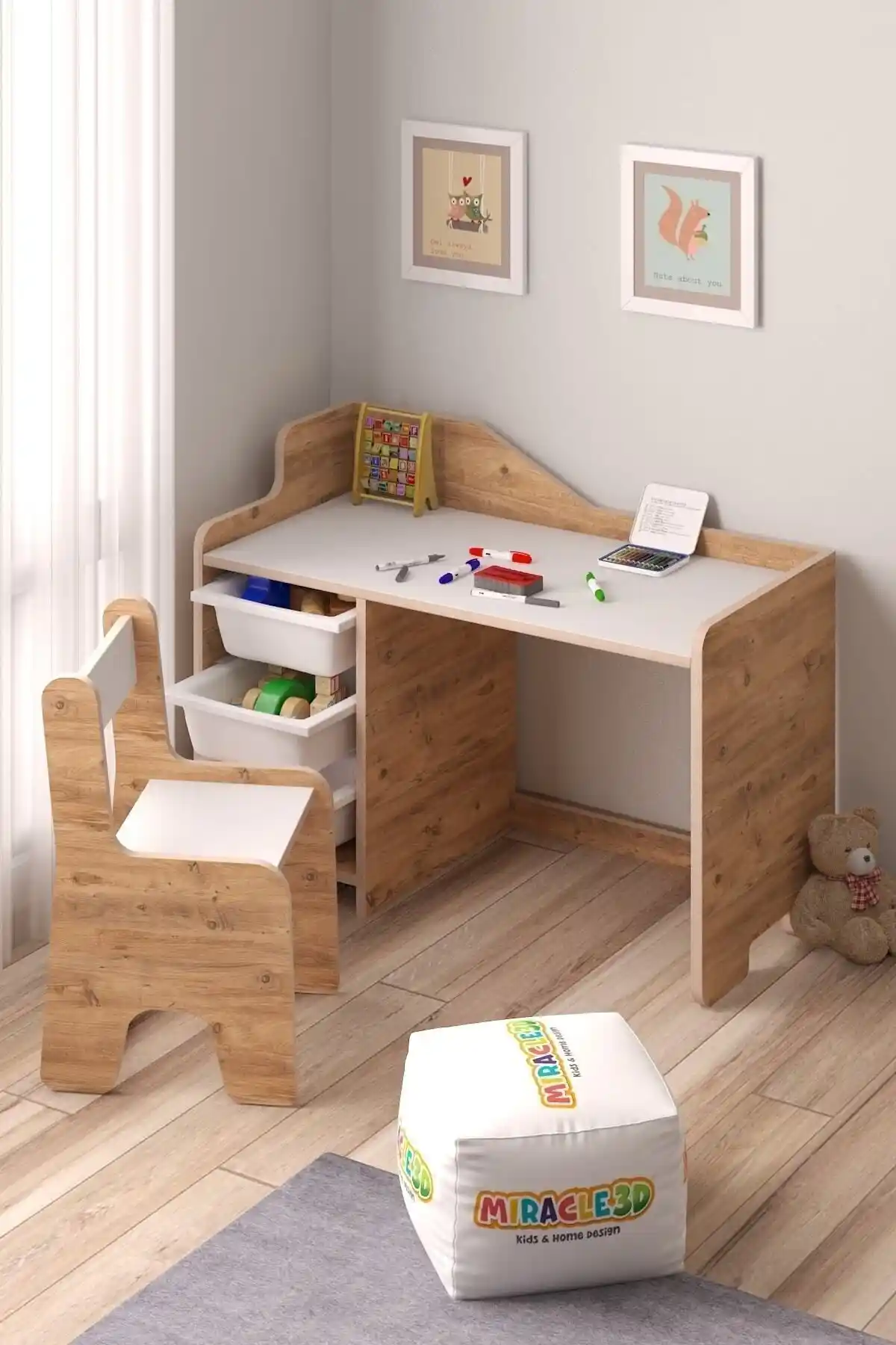 Çocuklar İçin MİRACLE 3D ve moniev Masaları Karşılaştırması