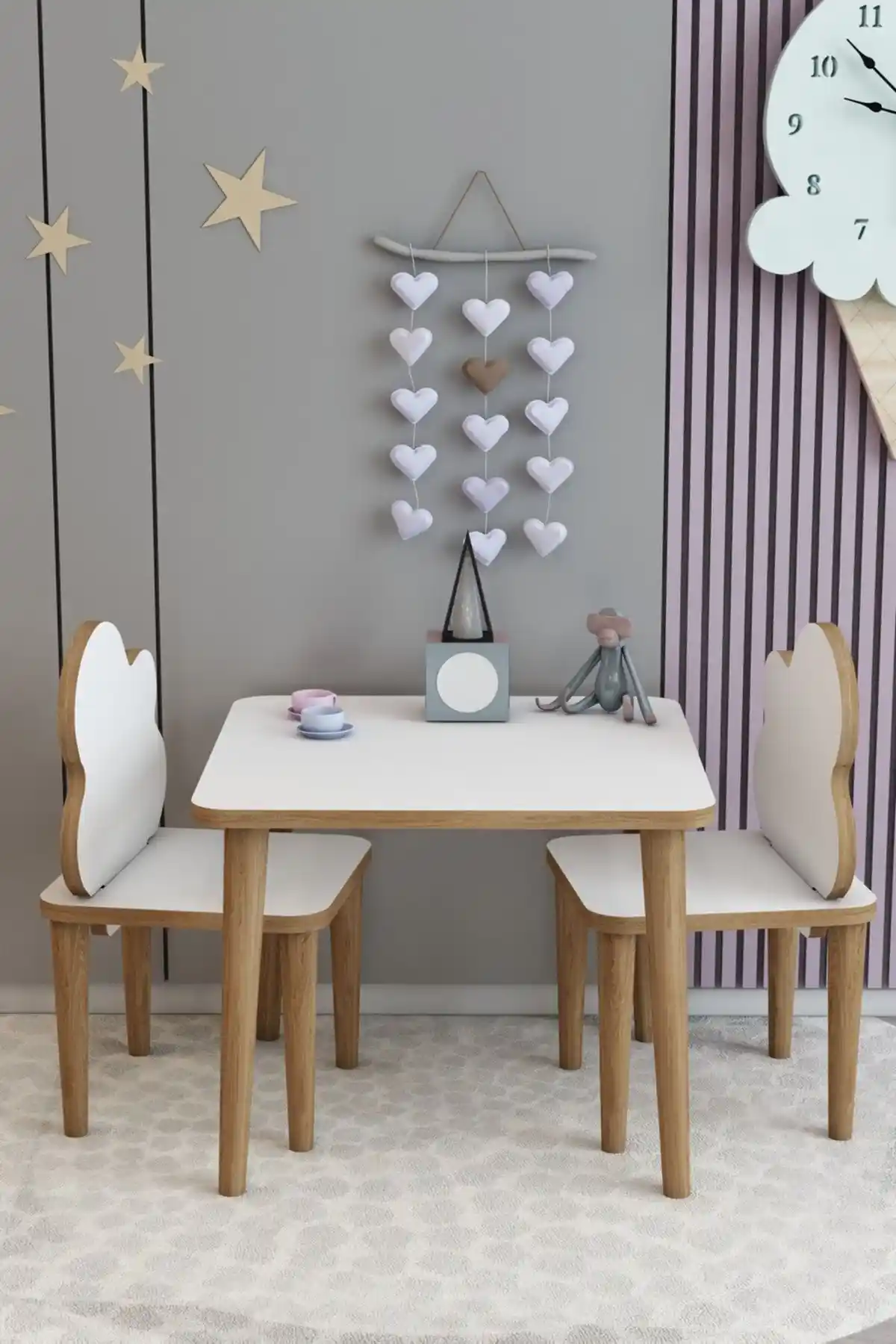 Çocuklar İçin Modern ve Dayanıklı Ahşap Masa Sandalye Takımı Karşılaştırması