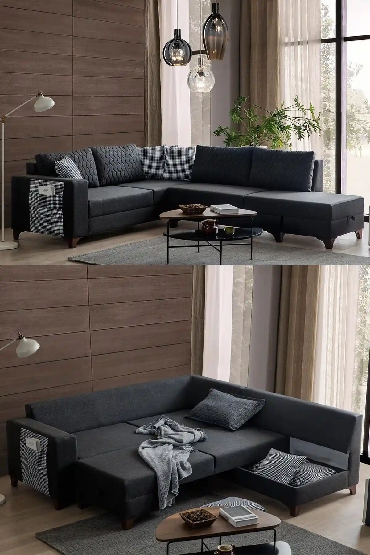 Eymense Antrasit Loft ve Kagu Corner Flavia Köşe Takımları Karşılaştırması