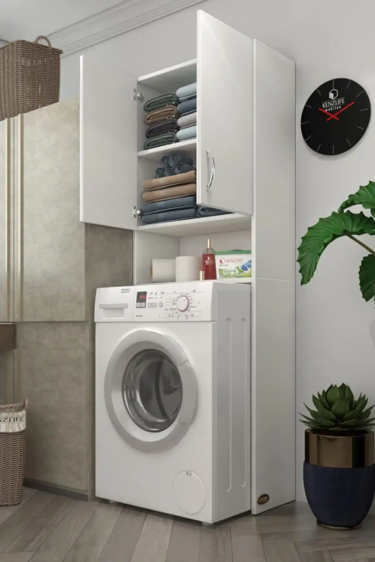 Kenzlife ve Rani Mobilya Çamaşır Makinesi Dolapları Karşılaştırması