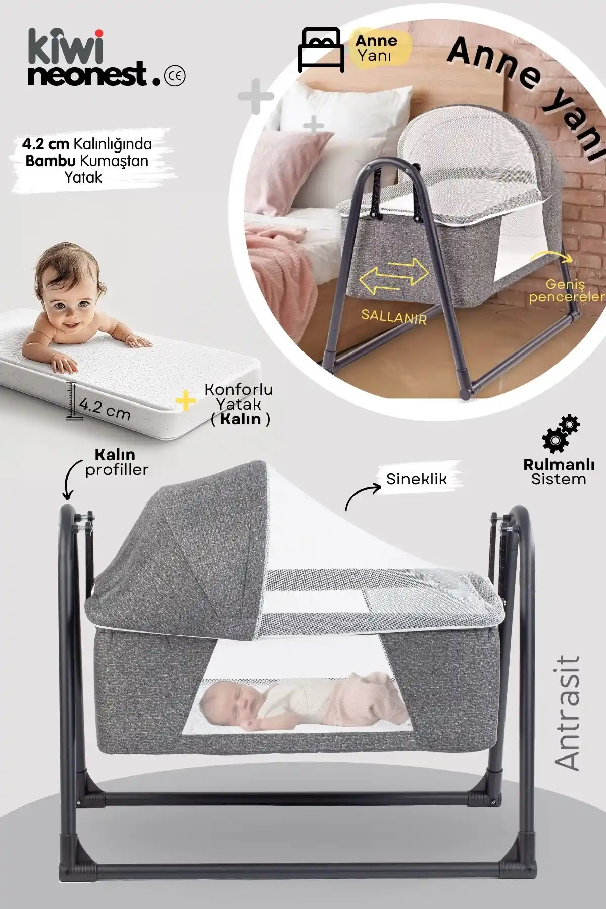 Kiwi Neonest ve Polly Baby Beşik Karşılaştırması: Hangi Model Daha Uygun