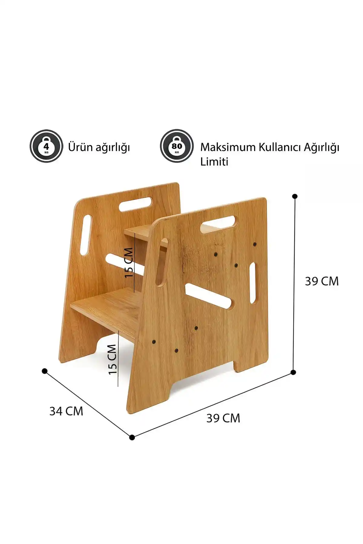 Minera Ahşap Basamak ve Woodnjoy Aktivite Masası Karşılaştırması