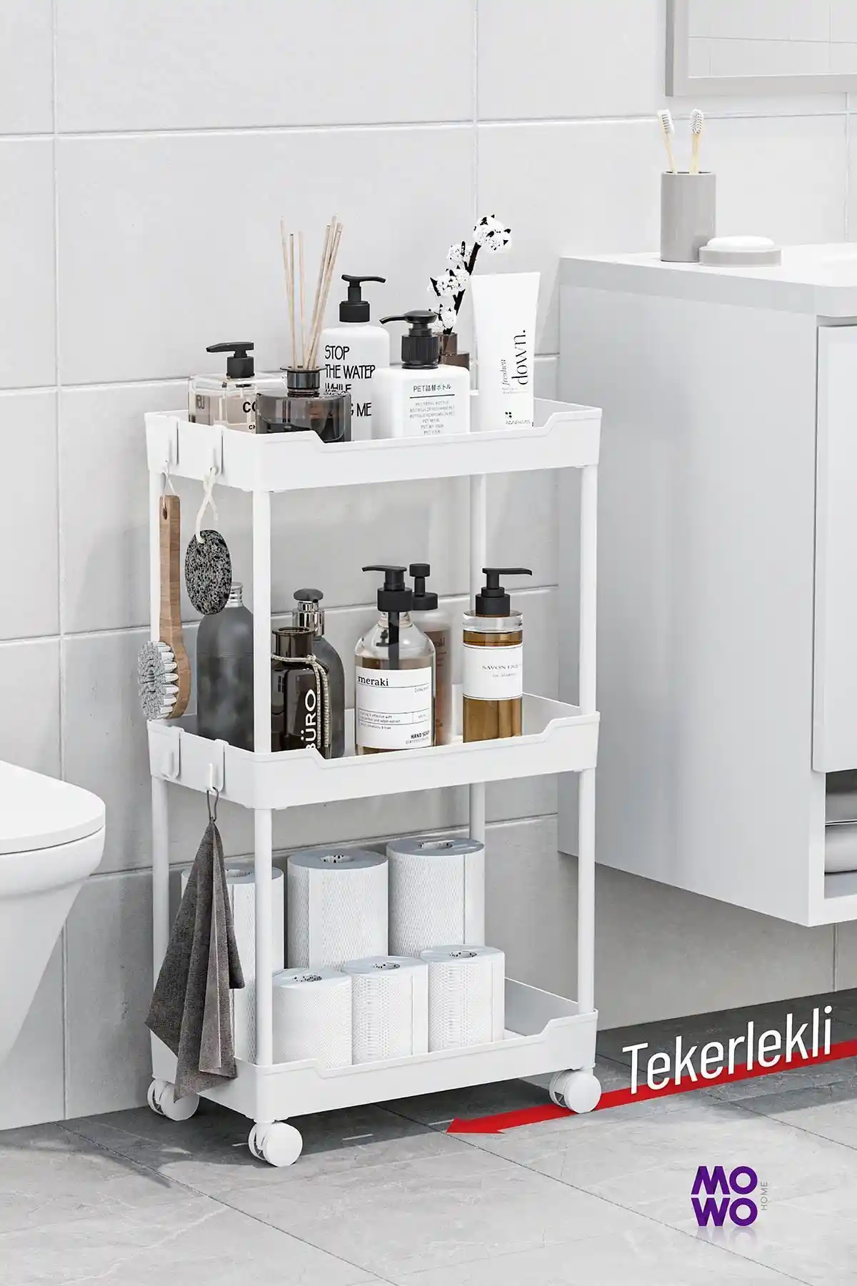 Mowo 3 Katlı ve 4 Katlı Banyo Rafları Karşılaştırması ve Kullanım İpuçları