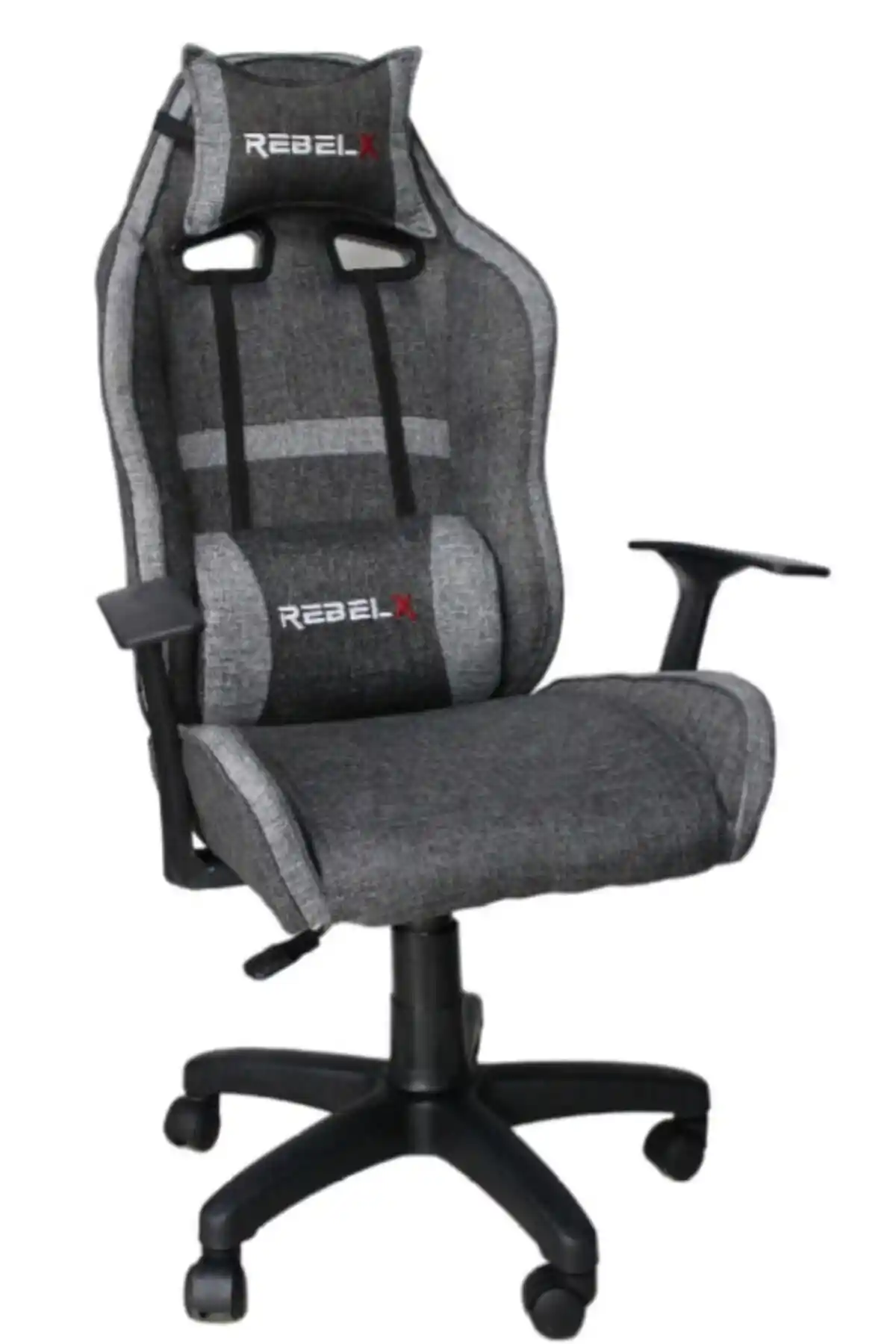 Rebelx Lion Kaşe Kumaş Gri ve Basic Beyaz Oyuncu Koltukları Karşılaştırması