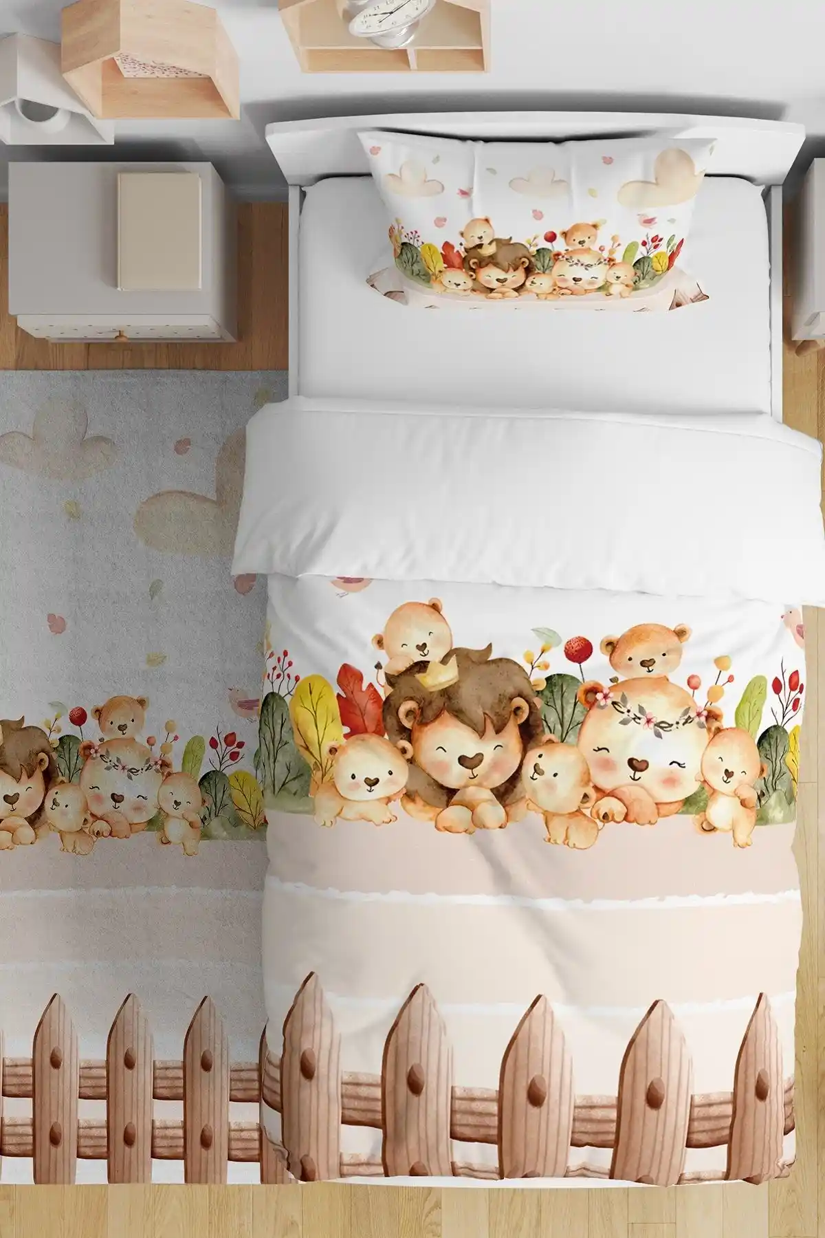 Çocuk Odası Dekorasyonunda Renkli ve Rahat Nevresim Setleri Seçenekleri