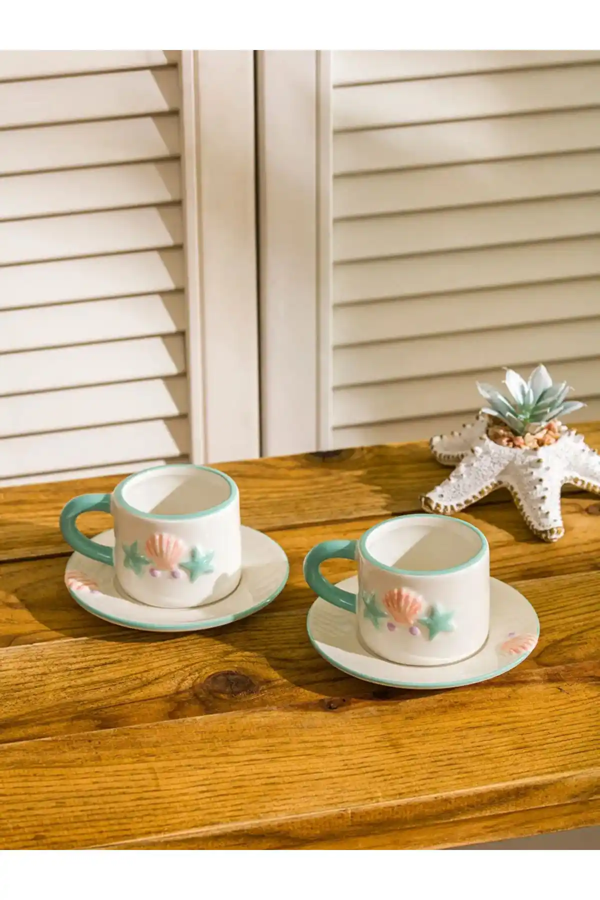 Deniz Kabuğu Fincanlarıyla Dekorasyonda Doğal Şıklık ve Yaratıcı Kullanım Fikirleri