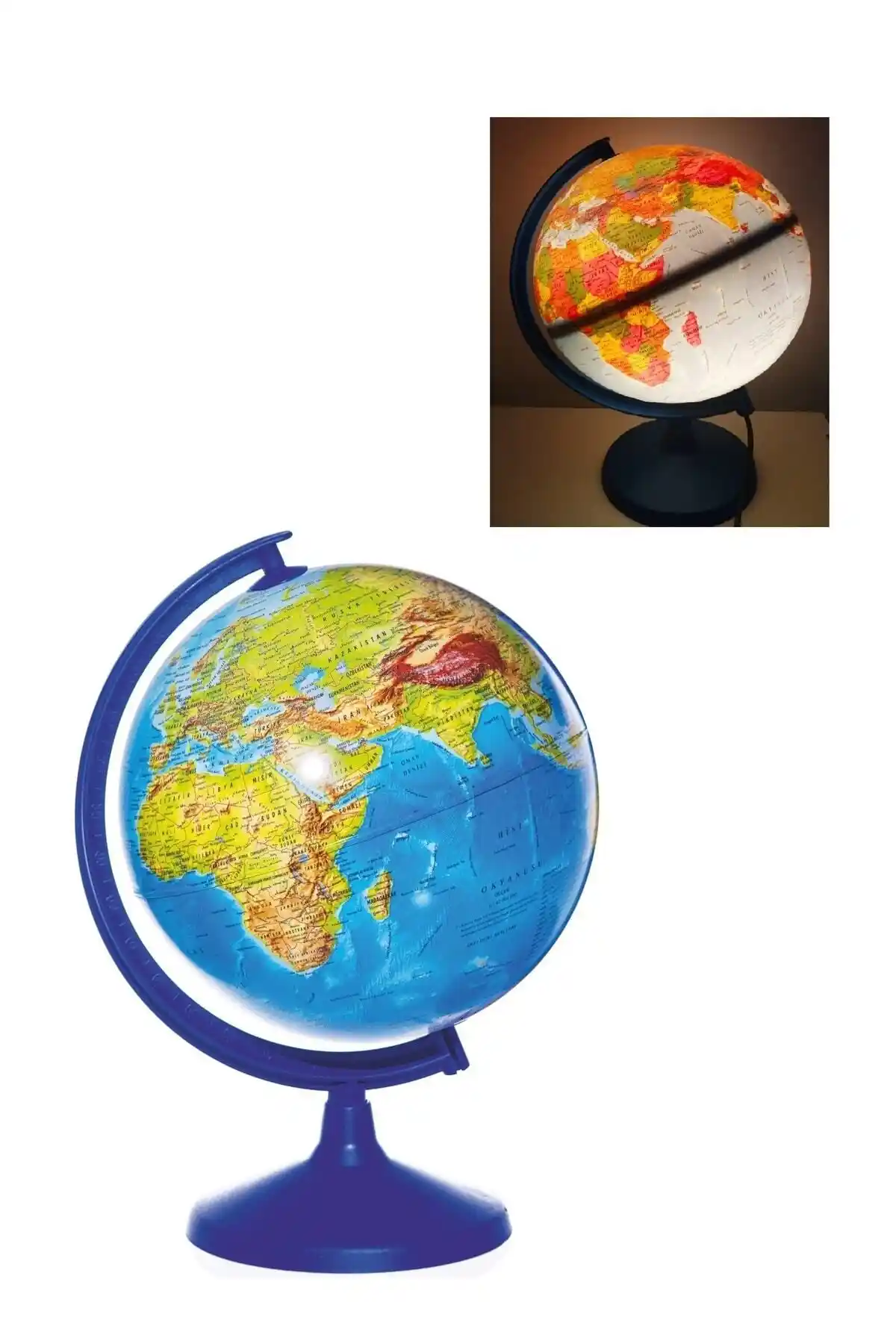 Dünya Küresi Işıklı Dekorasyon Ürünleri ile Mekânlarınıza Şıklık Katın