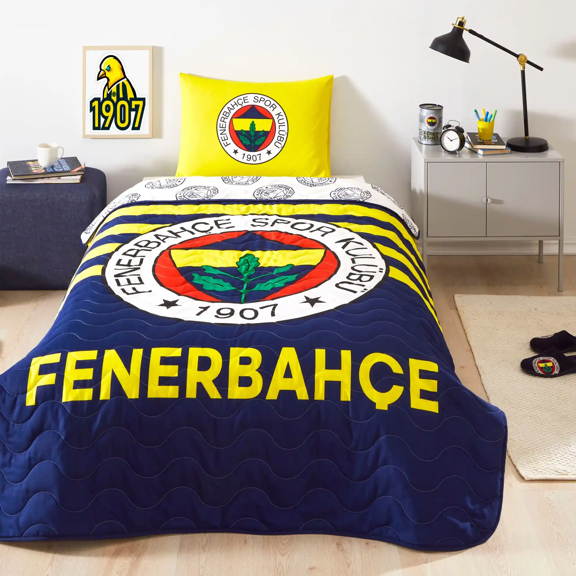 Fenerbahçe Yatak Örtüsü ile Ev Dekorasyonunuzu Spor Tutkunuzla Buluşturun