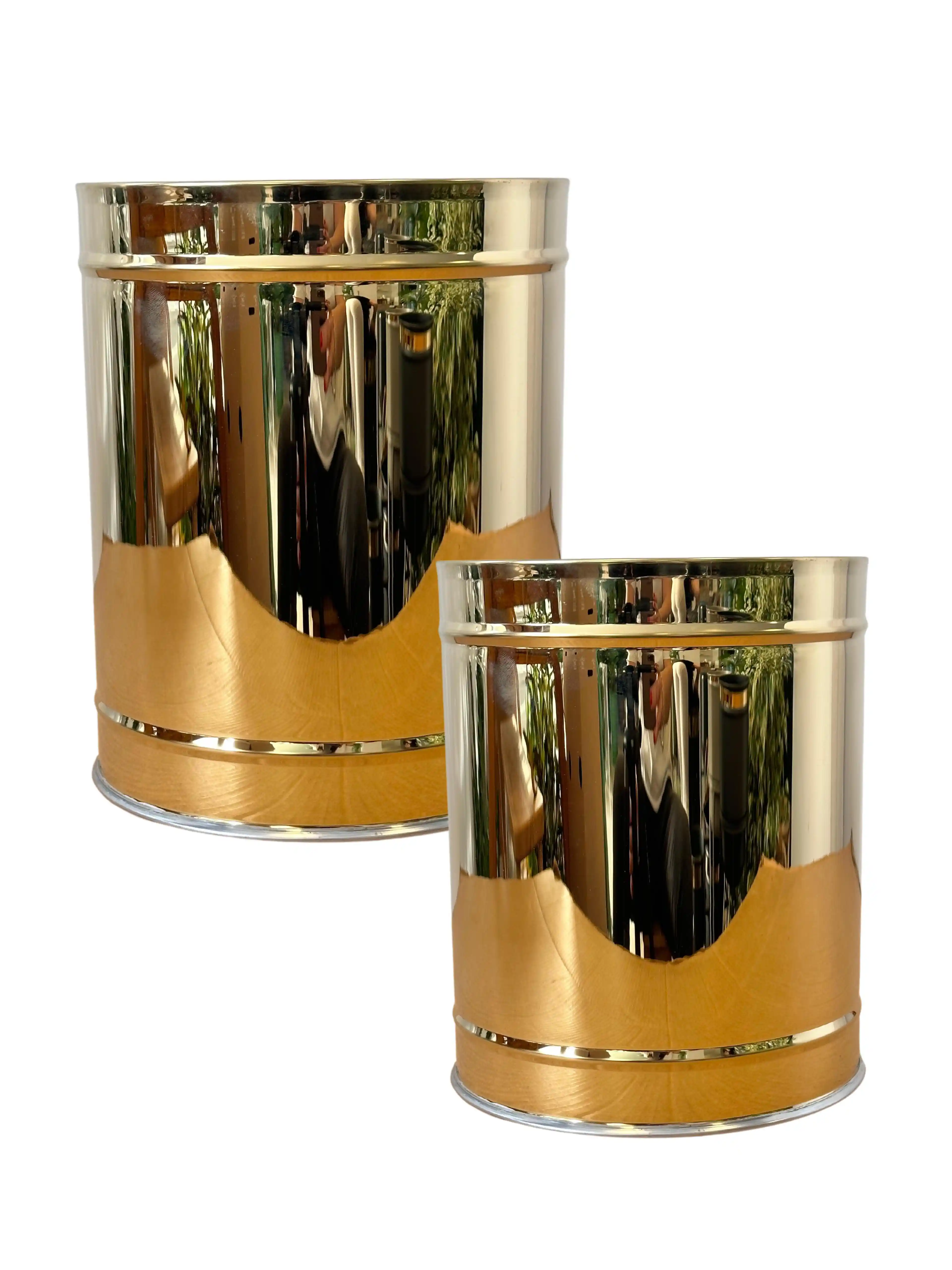 Gold Metal Saksı Dekorasyonda Zarafet ve Şıklığın Modern Temsilcisi