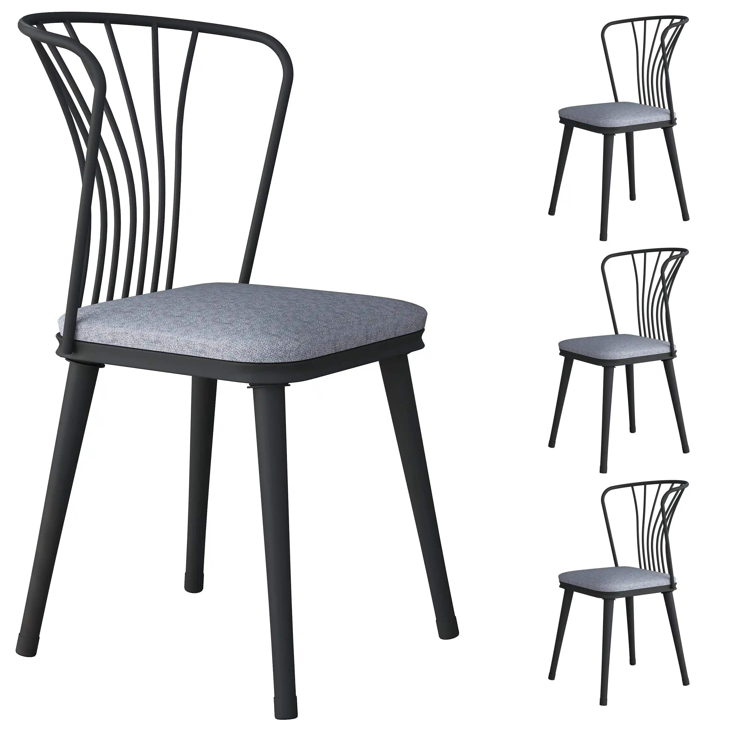 Gri Yemek Masası Sandalyesi ile Modern ve Şık Dekorasyon Çözümleri