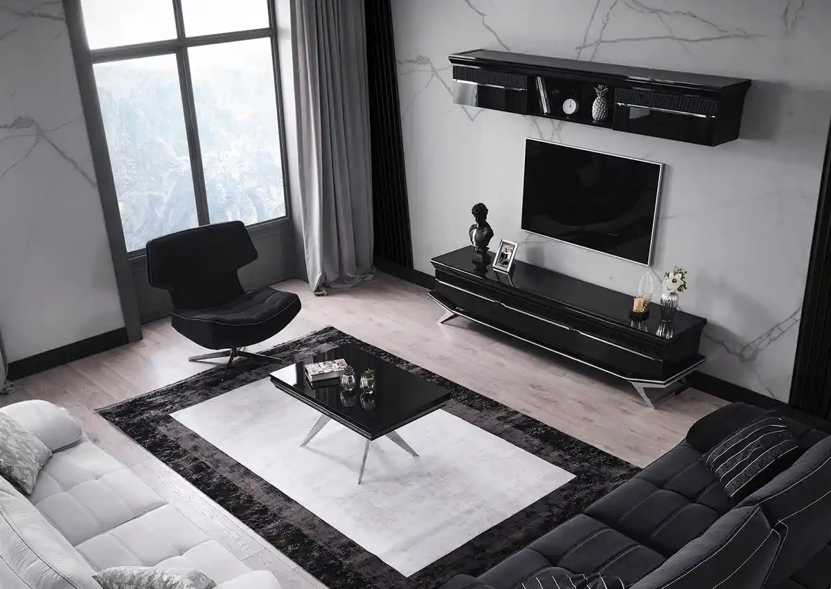 Gümüş TV Ünitesi ile Modern ve Şık Dekorasyon Çözümleri Rehberi