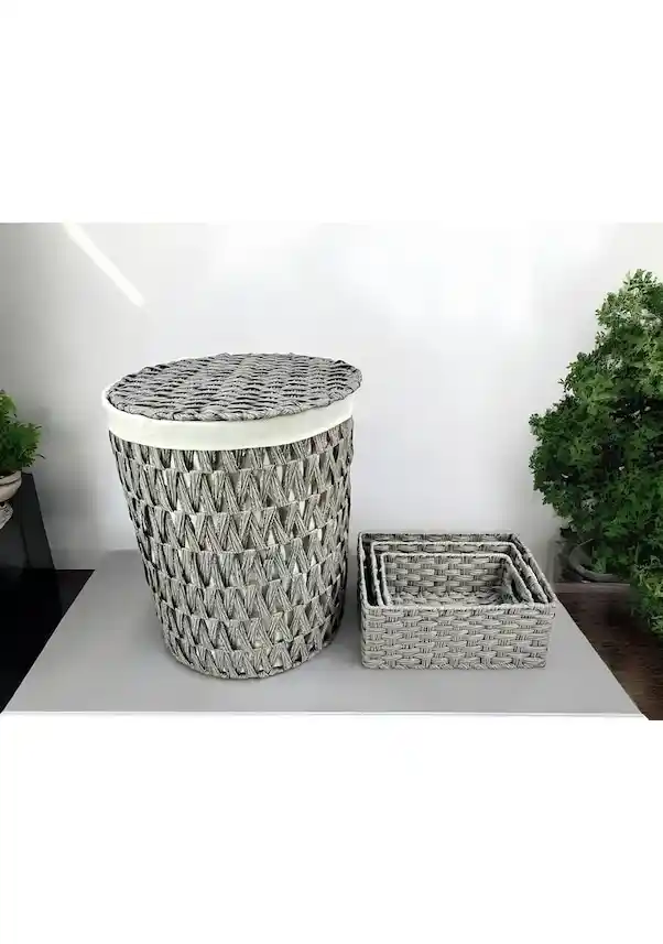 Hasır Çamaşır Sepetleriyle Ev Dekorasyonunda Doğal ve Şık Dokunuşlar