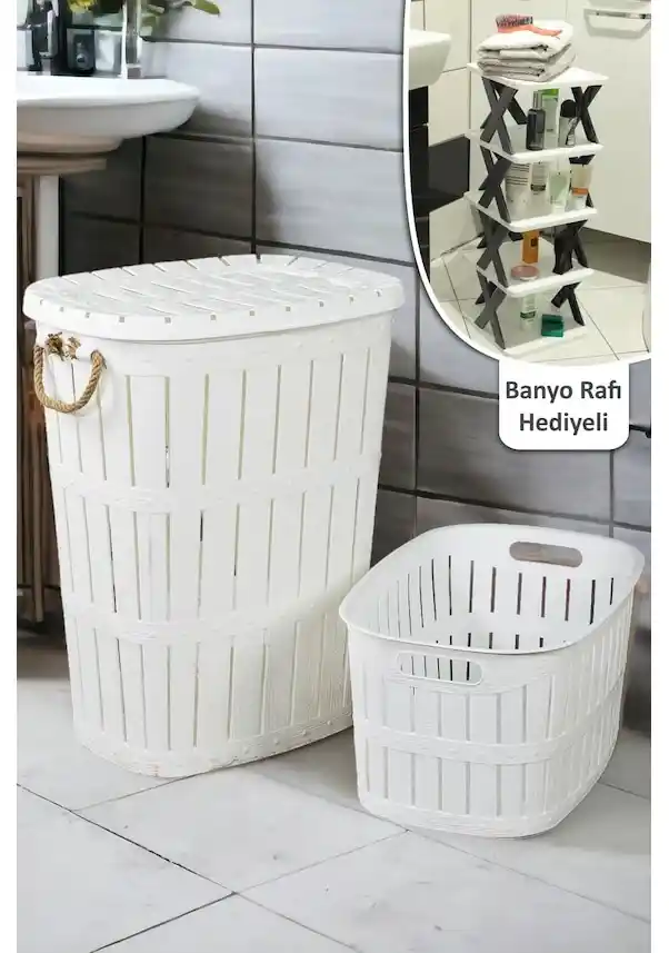 İki Bölmeli Çamaşır Sepetleri ile Fonksiyonellik ve Estetiği Bir Arada Sağlayın