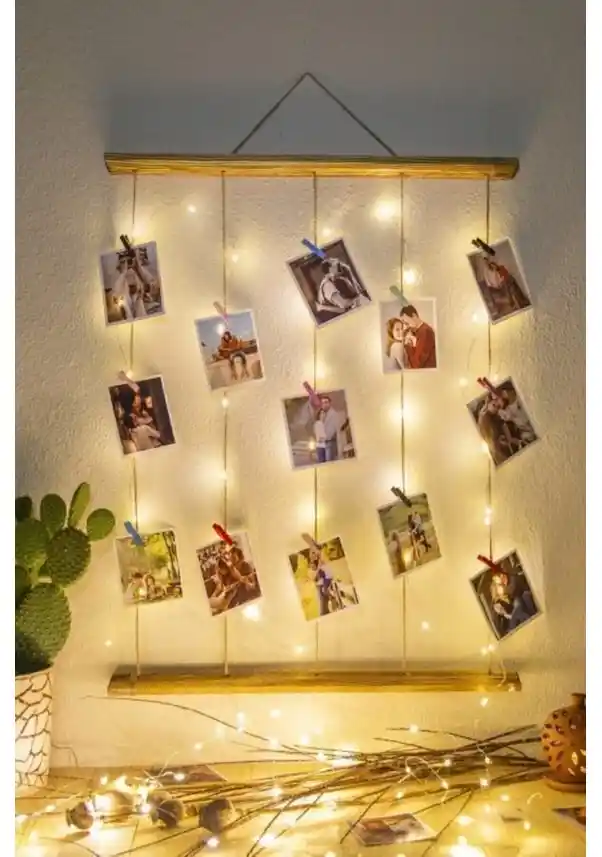 İpli Mandallı Fotoğraf Askısı ile Dekorasyonda Yenilikçi ve Şık Çözümler