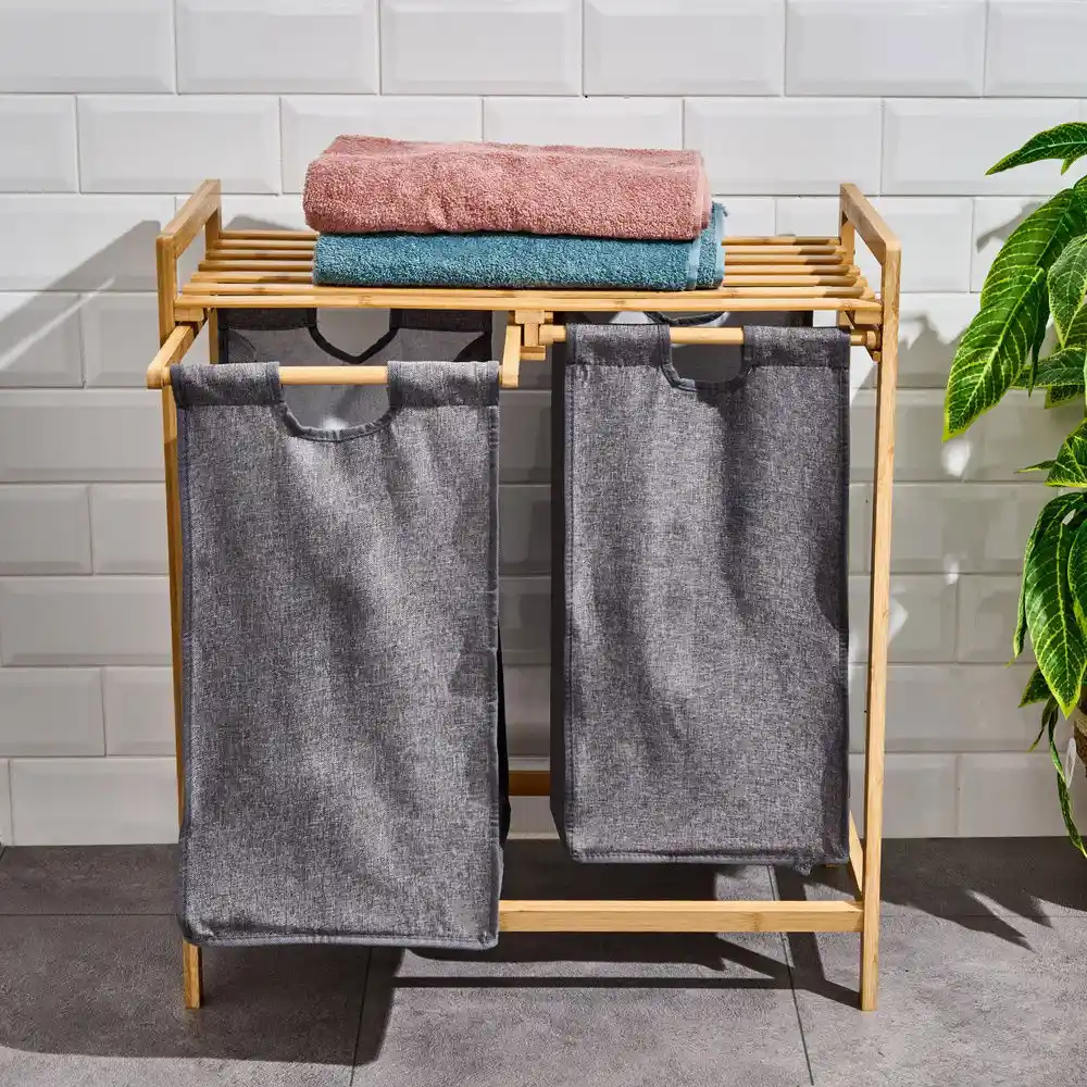 İşlevsellik ve Estetiği Birleştiren 2 Bölmeli Kirli Sepetleri Dekorasyon İpuçları