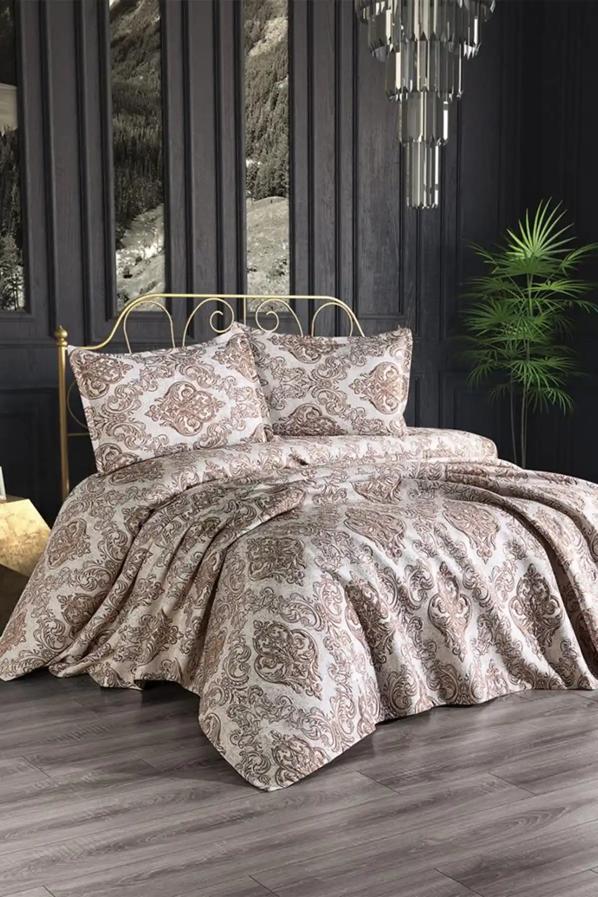 Kahverengi Yatak Örtüsü ile Sıcak ve Doğal Dekorasyon İpuçları