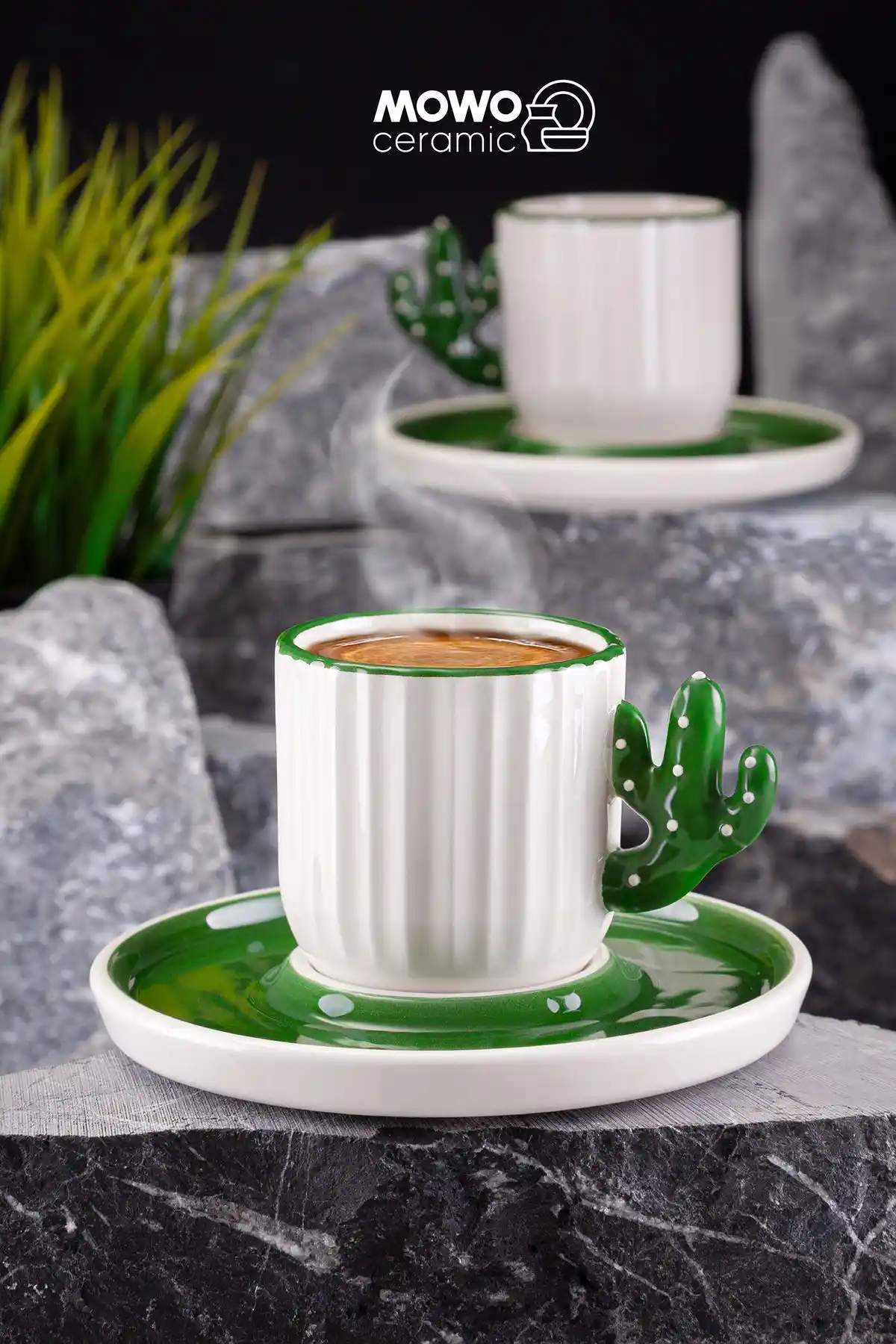 Kaktüs Kahve Fincanı ile Dekorasyonunuza Doğal ve Modern Bir Dokunuş Katın