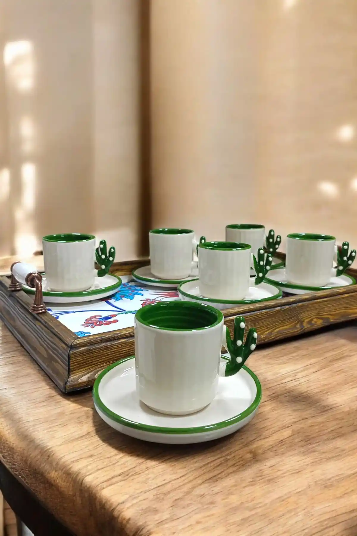 Kaktüslü Fincan Takımı ile Doğal ve Şık Dekorasyon Çözümleri 2023