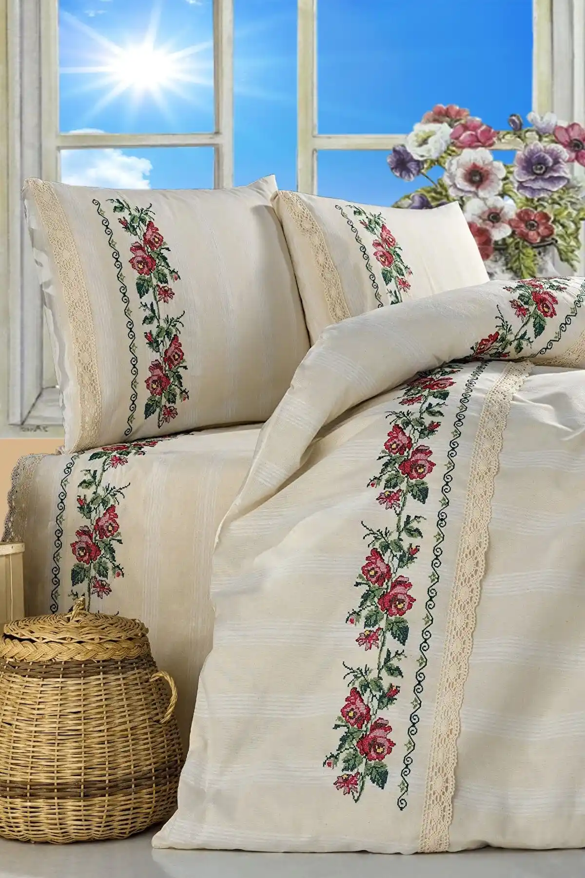 Kanaviçe Nevresim Takımlarıyla Evinize Şıklık Katmanın Yolları ve Modern Trendler