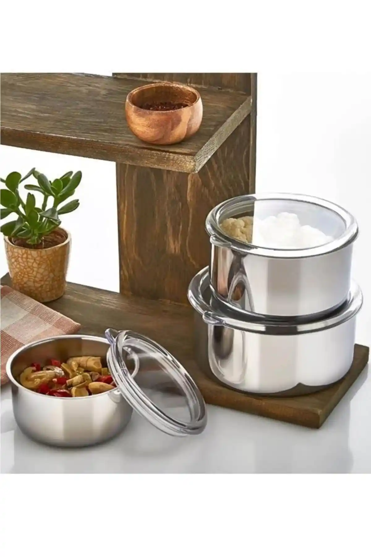 Kapaklı Çelik Saklama Kaplarıyla Modern ve Şık Mutfak Dekorasyonu Rehberi