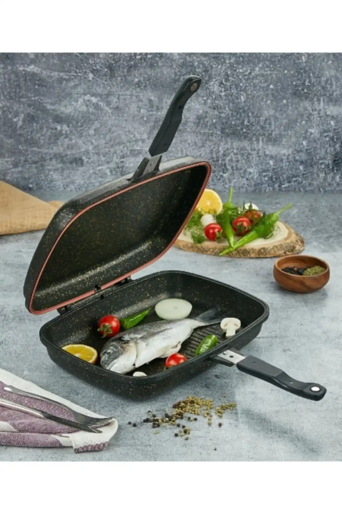 Kapaklı Izgara Tava ile Mutfak Dekorasyonunuzu Modern ve Şık Hale Getirin