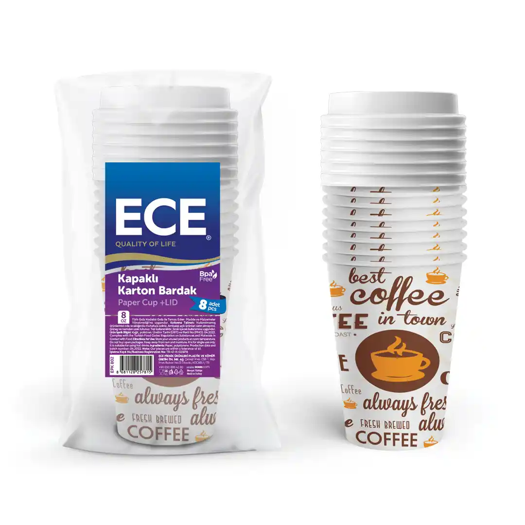 Kapaklı Kağıt Bardaklar ile Modern ve Şık Dekorasyon Çözümleri