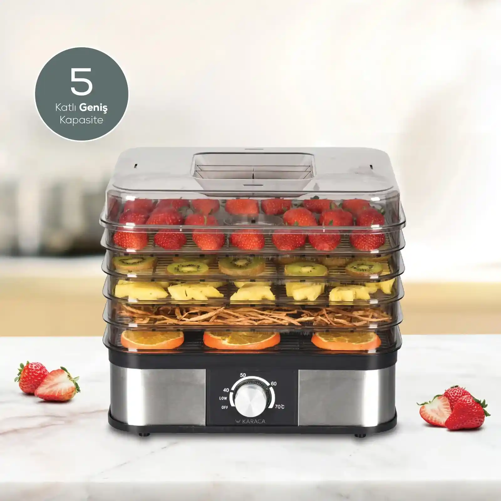 Karaca Sebze Kurutucu ile Mutfağınıza Estetik ve Fonksiyonellik Katın