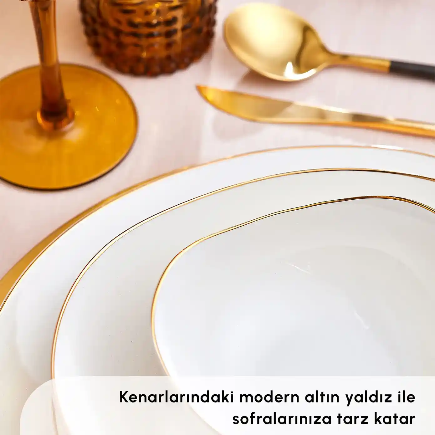 Karaca Streamline Middle 56 Parça 12 Kişilik Modern ve Şık Yemek Takımı