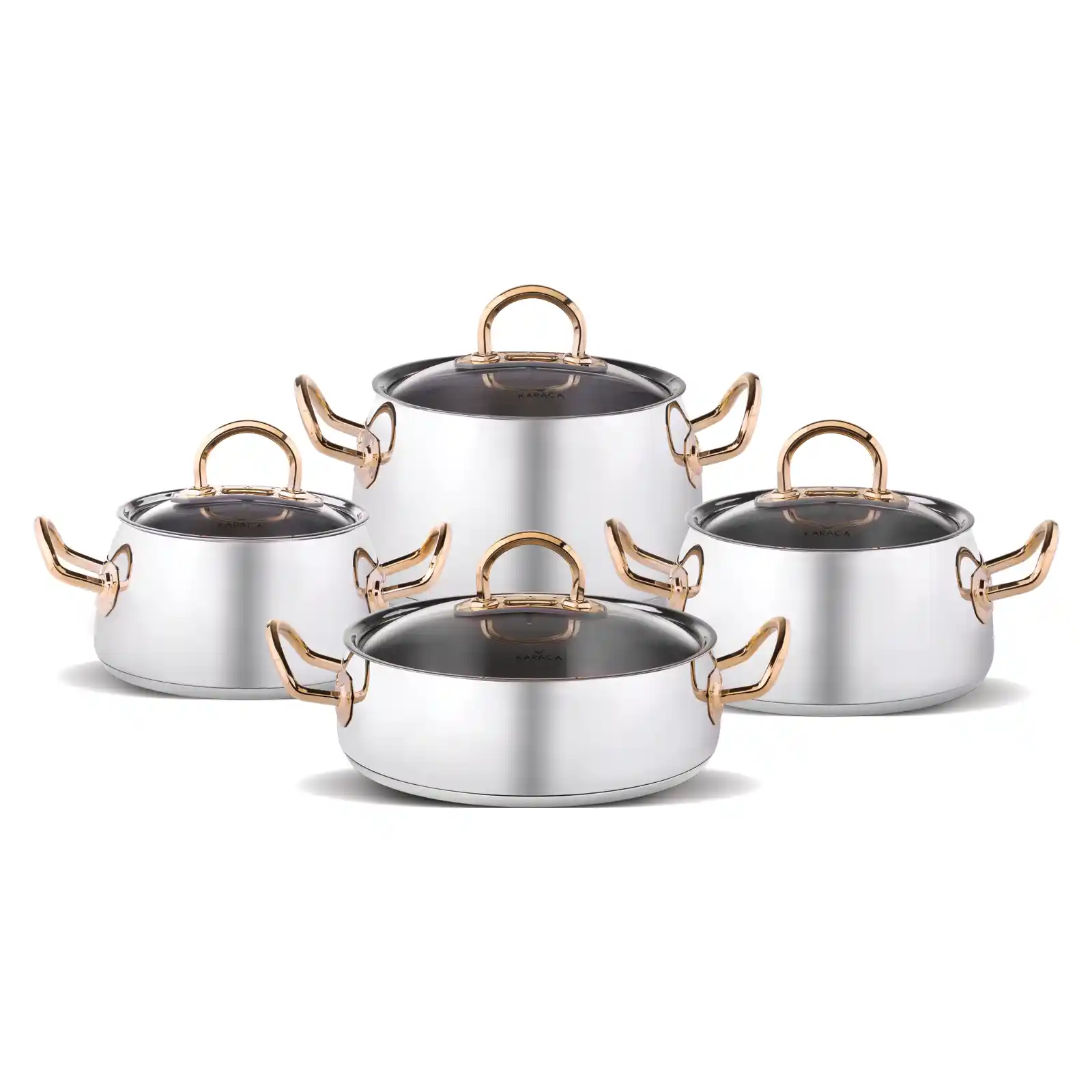 Karaca Zeyna Çelik Tencere Seti ile Mutfakta Şıklık ve Dayanıklılık Sağlayın