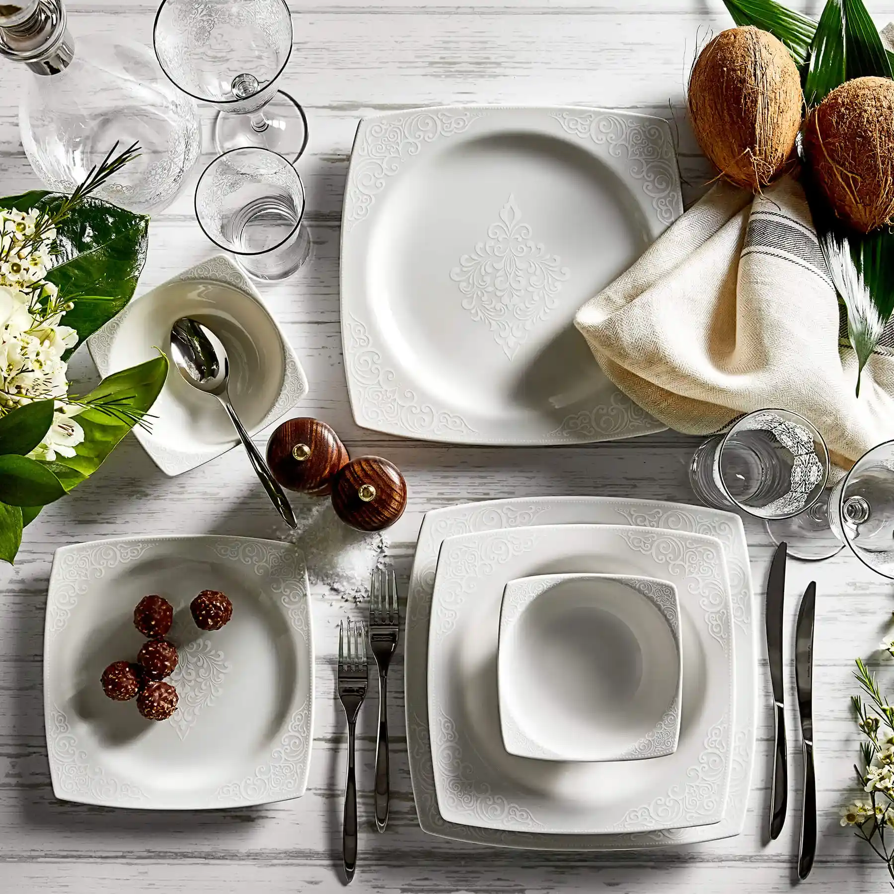 Kare 6 Kişilik Yemek Takımı Seçenekleri ve Dekorasyon İpuçları