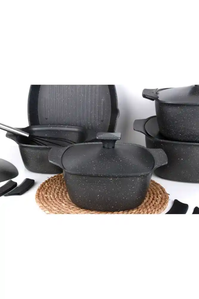 Kare Granit Tencere Setleriyle Modern ve Şık Mutfak Dekorasyonu Nasıl Yapılır