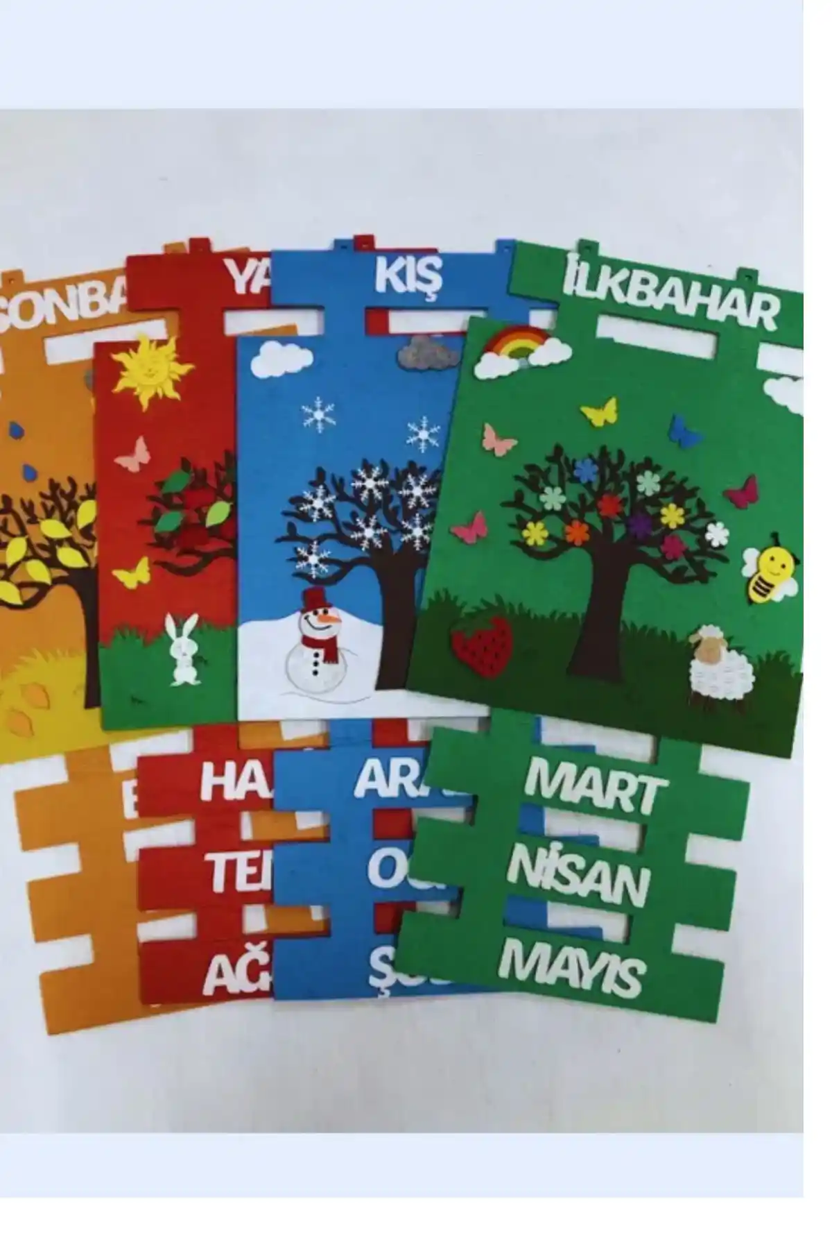 Keçeden Mevsim Şeridi ile Dekorasyonda Sıcak ve Doğal Atmosfer Yaratma Rehberi