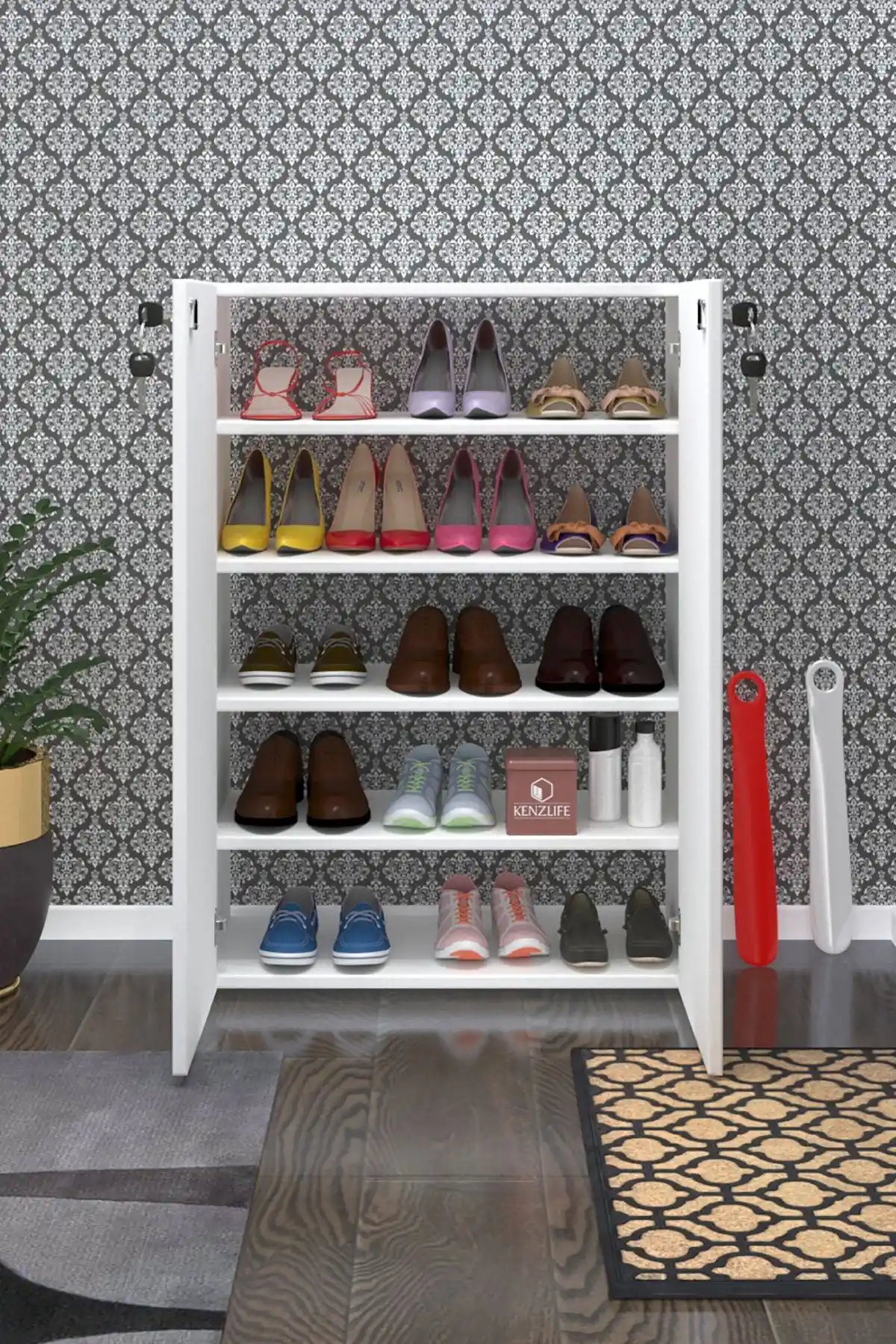 Kilitli Ayakkabılık Seçenekleri ve Dekorasyona Uyumlu Modern Çözümler