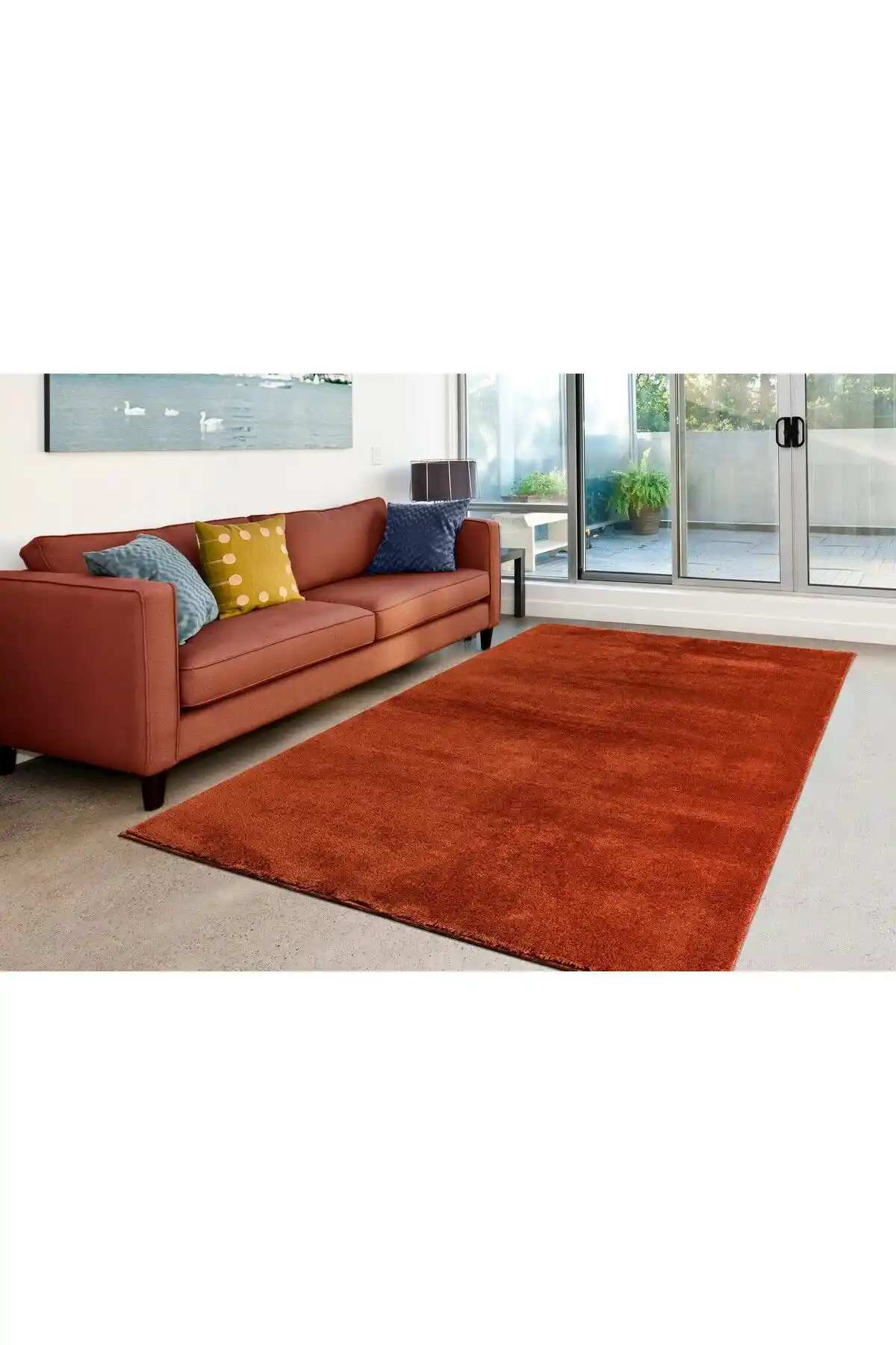 Kiremit Rengi Halı ile Dekorasyonda Sıcak ve Şık Bir Atmosfer Yaratma Rehberi