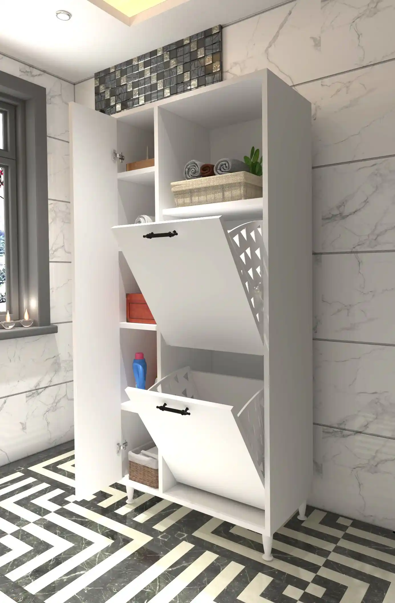 Kirli Sepetli Dolaplar: Fonksiyonellik ve Estetiğin Modern Evlerde Buluşması