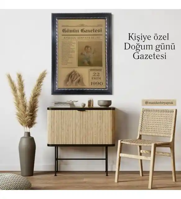 Kişiye Özel Doğum Günü Gazetesi ile Dekorasyonda Yenilikçi ve Anlamlı Dokunuşlar