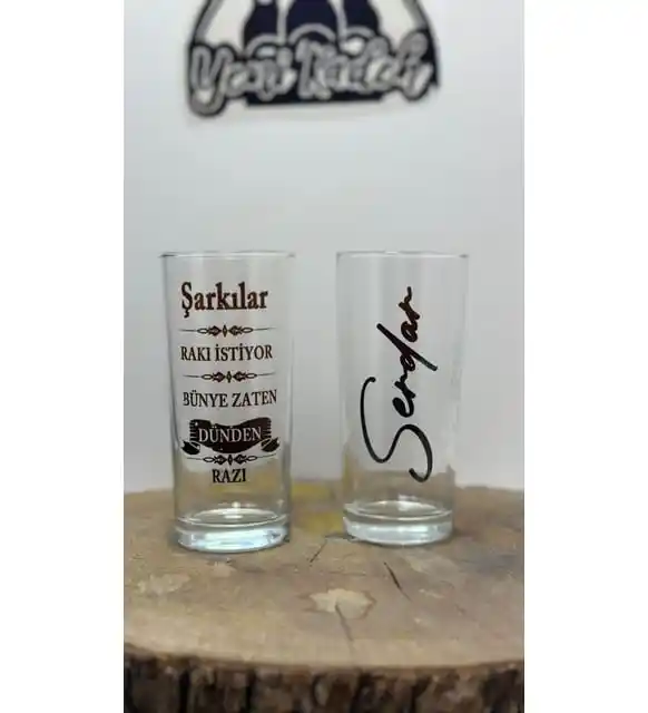 Kişiye Özel Rakı Bardaklarıyla Dekorasyonunuza Şıklık Katın ve Özgünlük Yaratın