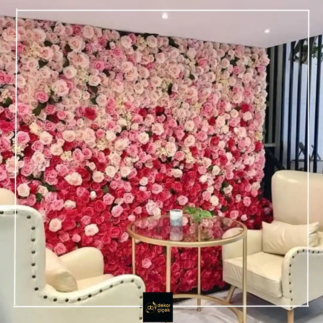 Konsept Duvar Çiçekleri ile Dekorasyonda Doğal ve Şık Dokunuşlar