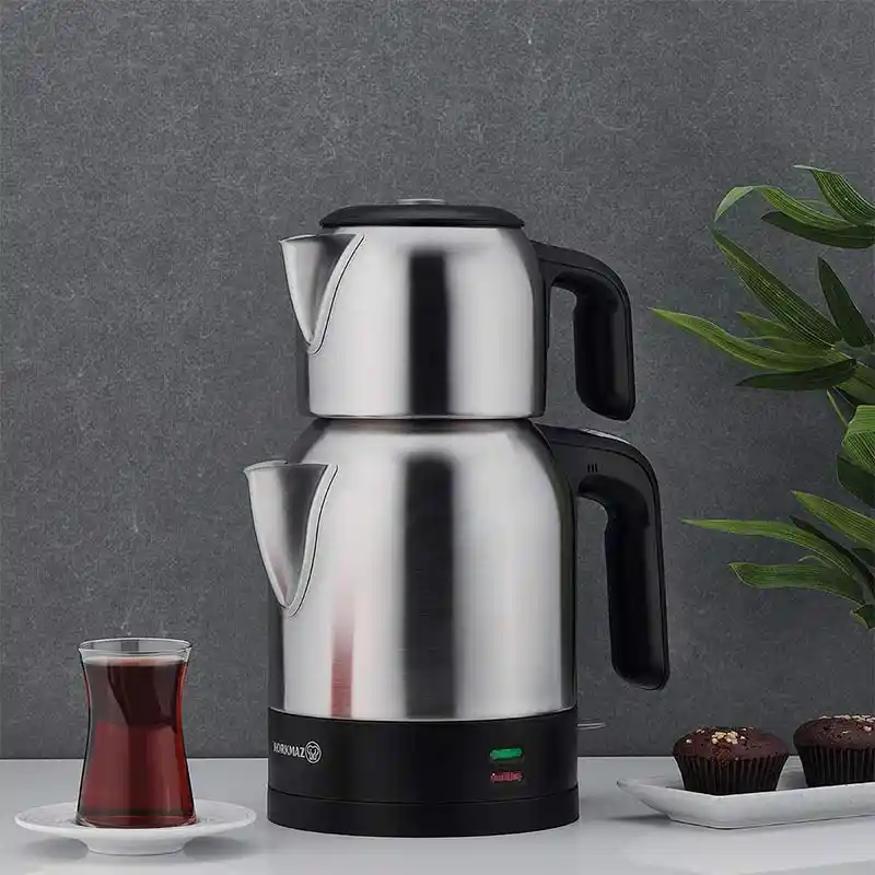 Korkmaz A359 Demkolik Çay Makinesi ile Modern ve Şık Mutfak Dekorasyonu