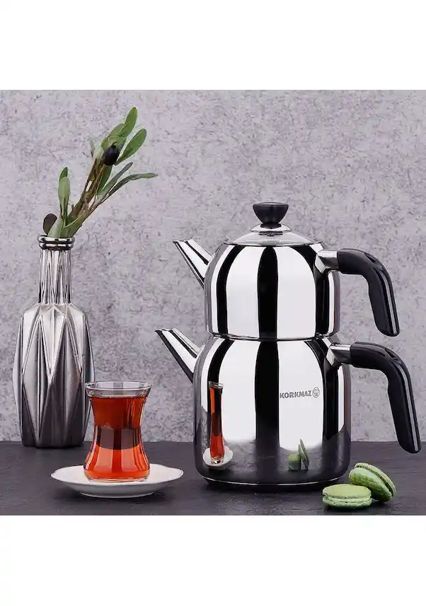 Korkmaz Kappa Çaydanlık ile Mutfak Dekorasyonunda Şıklık ve Fonksiyonellik Sağlama