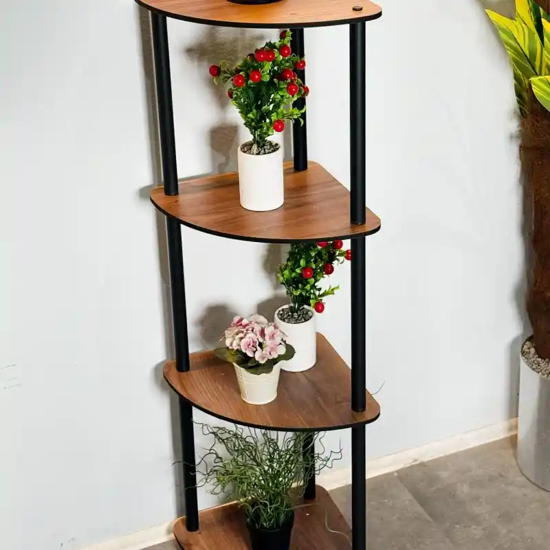 Köşe Çiçeklik Raflarıyla Mekanlara Estetik ve Doğal Dokunuşlar