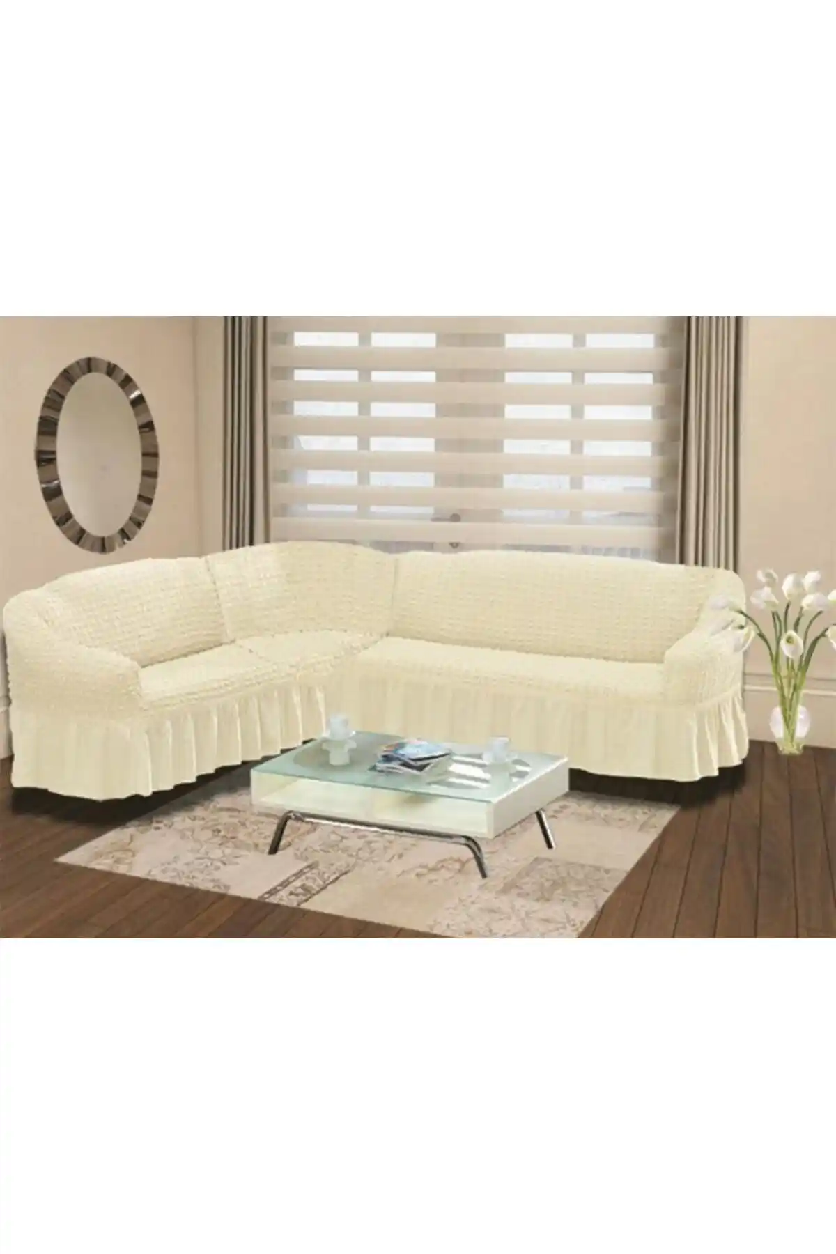 Köşe Koltuk Örtüsü Lastikli Modellerle Dekorasyon ve Koruma Çözümleri