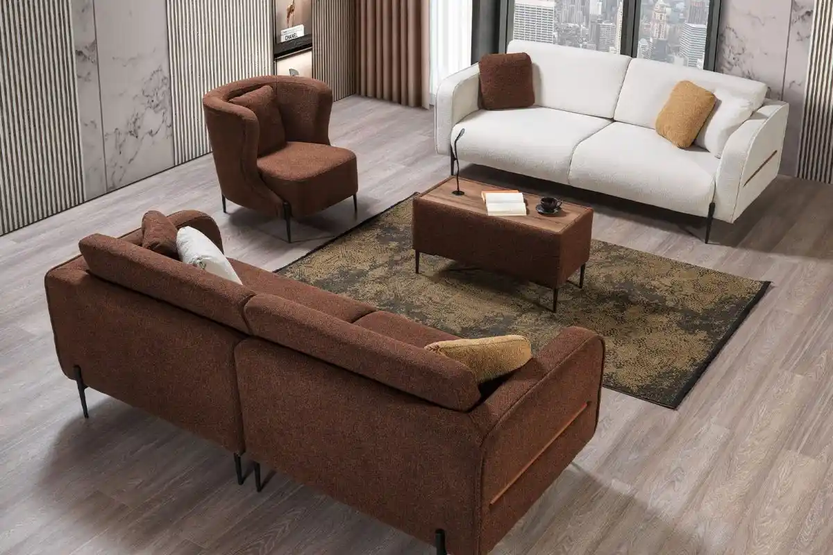 Kremit Rengi Koltuk Takımıyla Modern ve Şık Dekorasyon İpuçları